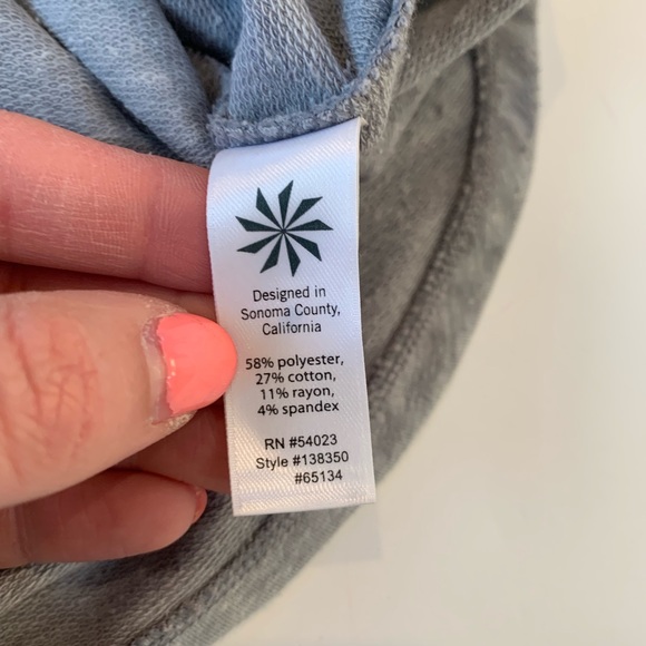 Athleta sweater XXS soft, gray - Picture 3 of 3